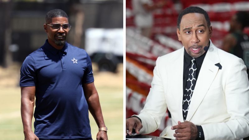 Jamie Foxx Dropped A Stephen A. Smith Impression At Cowboys Training Camp